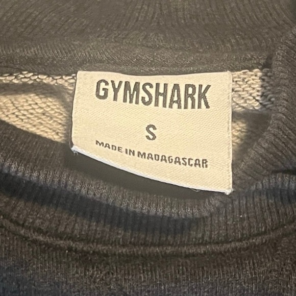 Gymshark Black Rest Day Pullover Cropped Sweatshirt Size Small - Picture 6 of 10